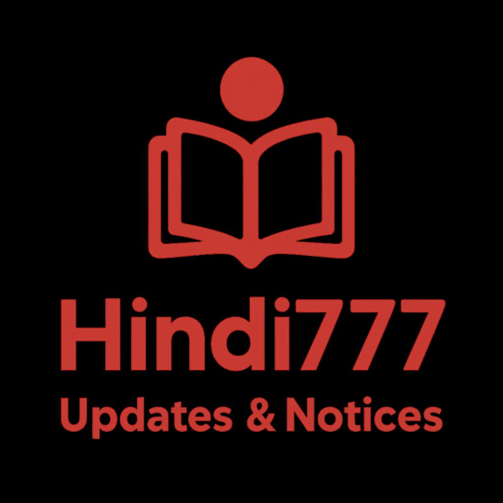 An icon representing Hindi777 Updates & Notices.