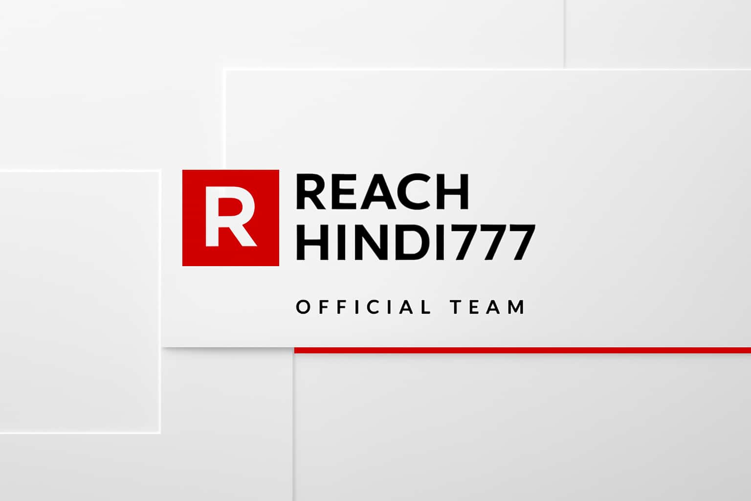 Reach Hindi777 Official Team Interface