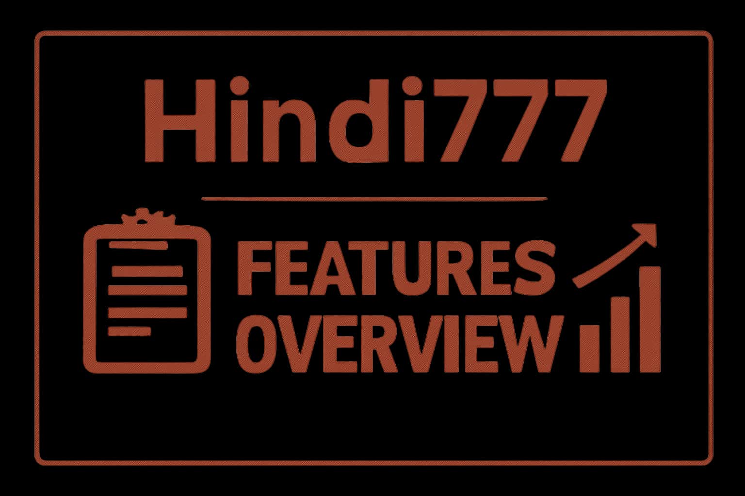 An informational overview banner for Hindi777 features.