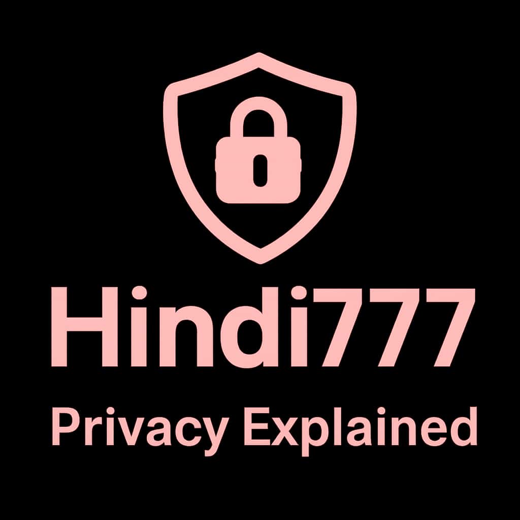 Badge symbolizing Hindi777 privacy guidance.