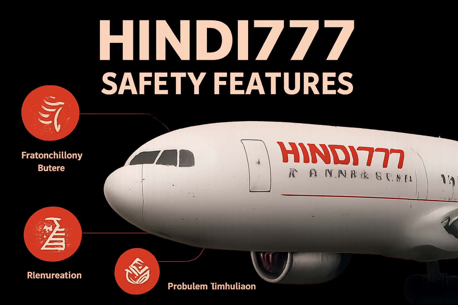 An informative scene displaying the Hindi777 safety features with clear branding.