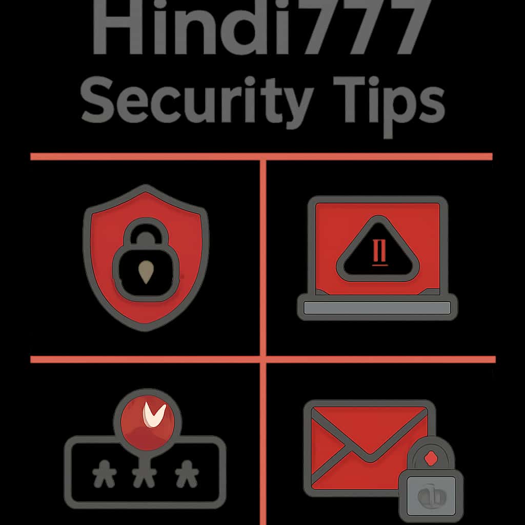 Illustrative diagram on Hindi777 Security Tips.