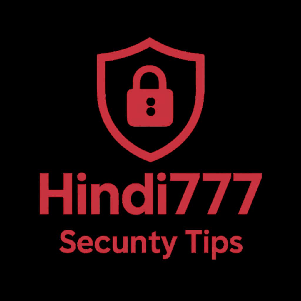 A simple badge representing Hindi777 Security Tips.