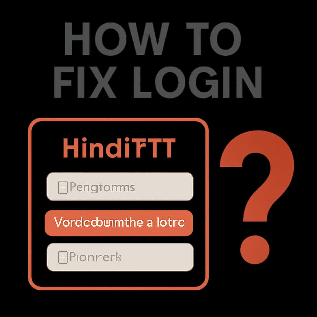 An educational diagram related to the login process of Hindi777.