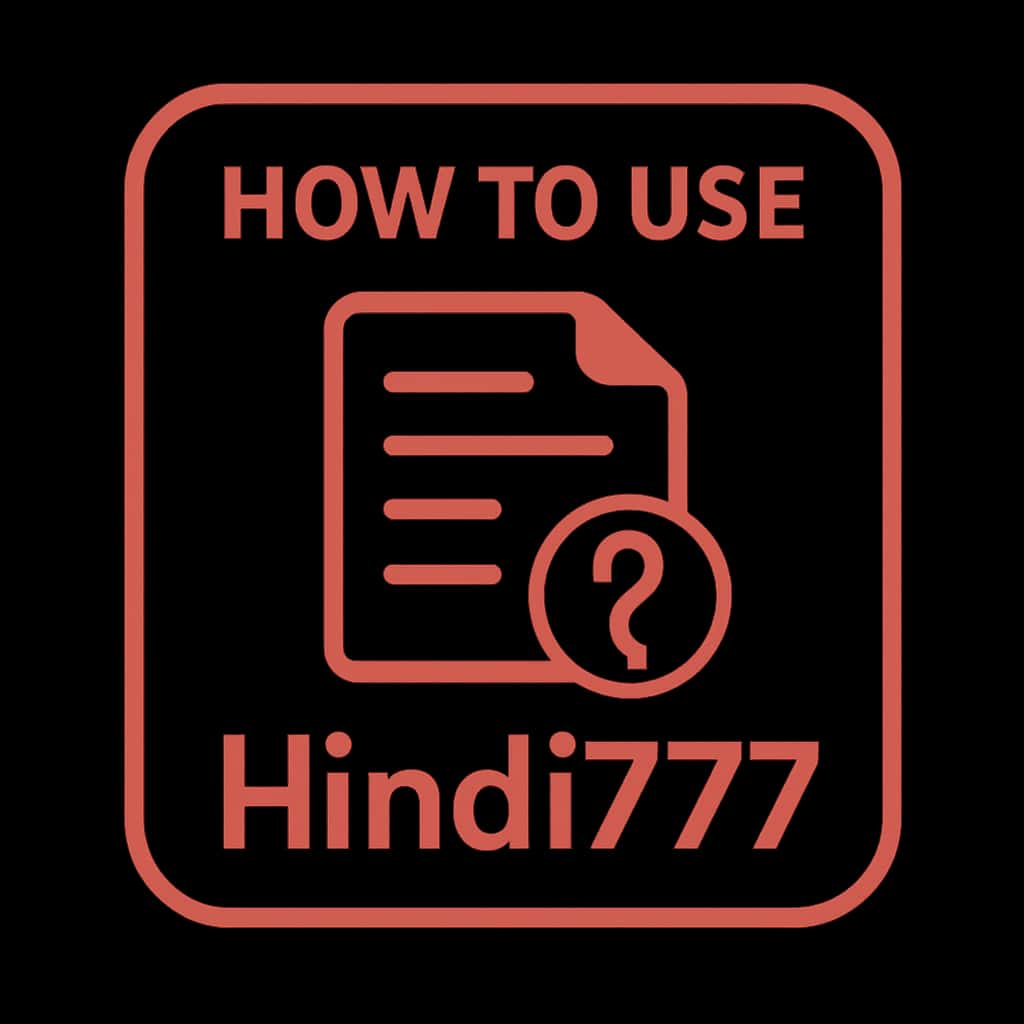 A professional badge indicating guidance for Hindi777.