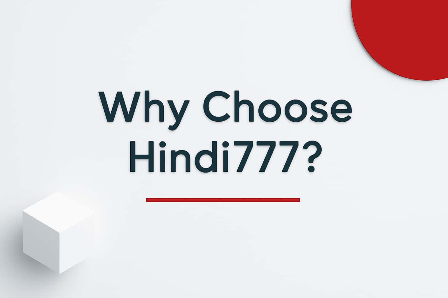 Why Choose Hindi777? Interface