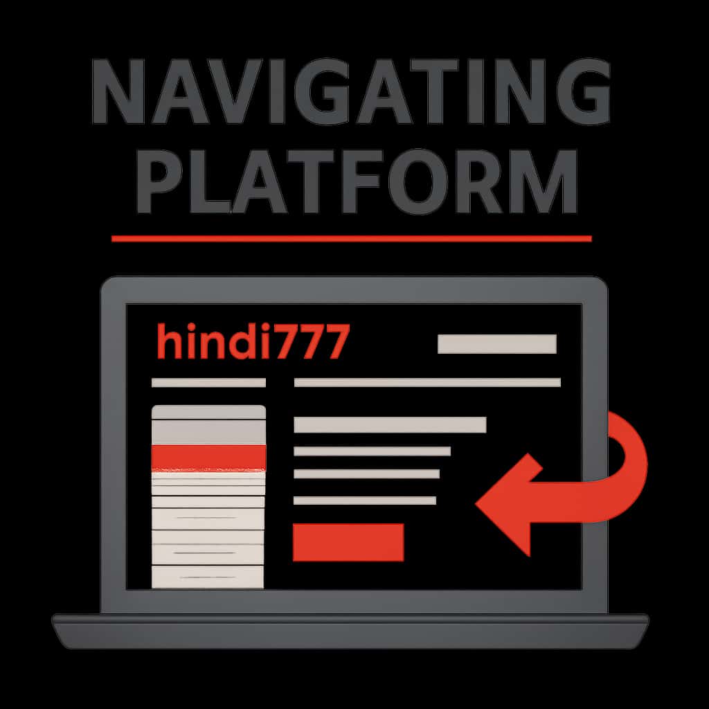 Illustration explaining features of the Hindi777 platform.