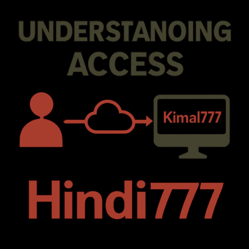 An educational diagram on Hindi777 access.
