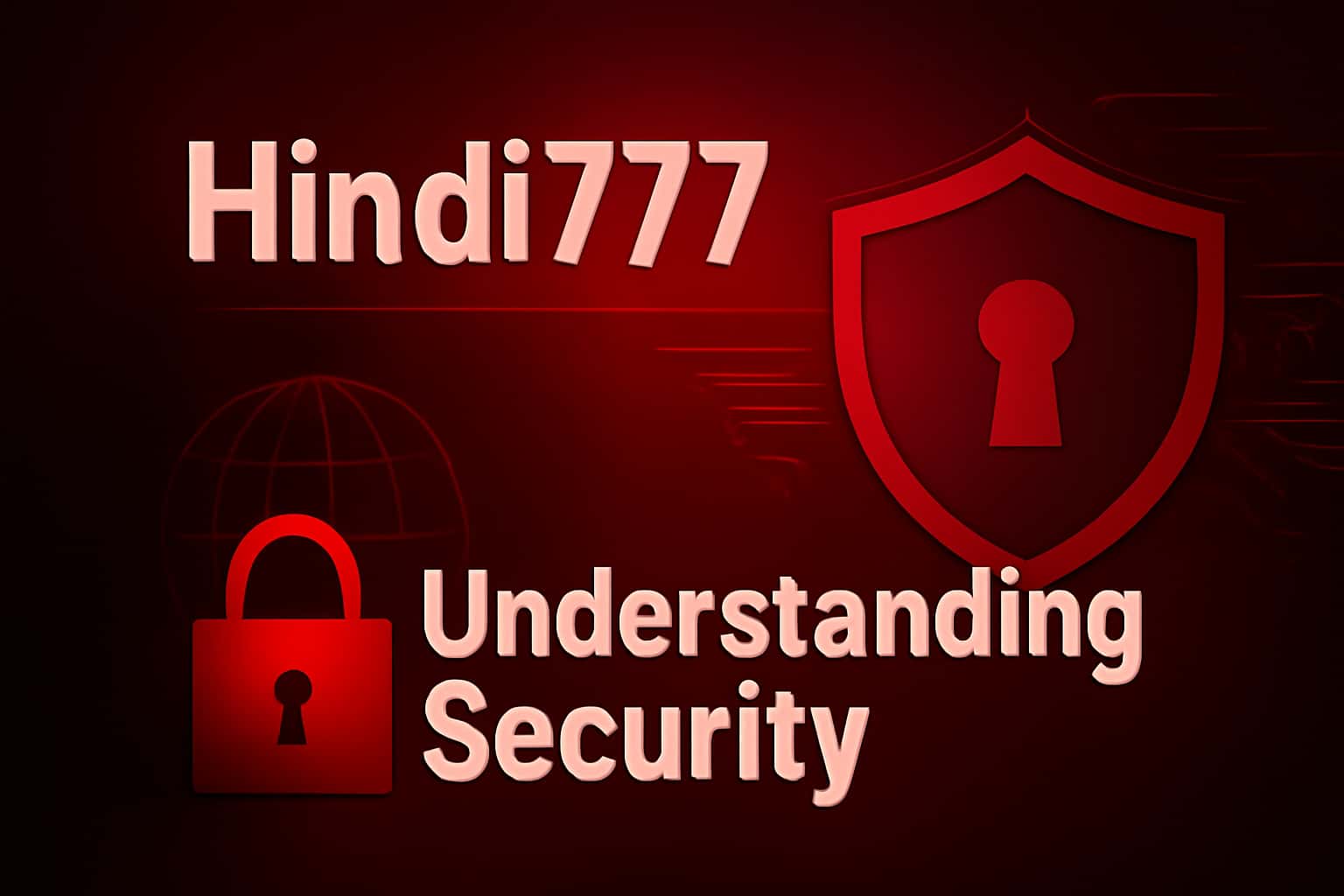 An informative scene depicting the concept of Hindi777 security measures.